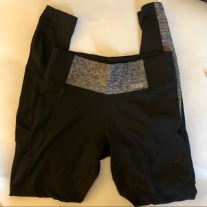 Victoria Secret Pink Black and Gray VS Yoga Pants